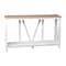 Flash Furniture 52 W, 14 L, 32 H, Engineered Wood, Brushed White Wash/Warm Oak ZG-034-WH-WOAK-GG - alternate 3